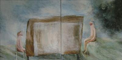 The negotiating table (Diptych)