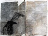 As a bird by Alice Leach, Drawing, mixed media on paper