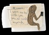 I want to be with you forever and beyond by Alice Leach, Painting, Collage