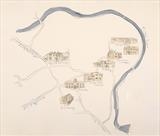 Map of the buildings of Dartington Hall School 1926-1987 by Alice Leach, Artist Print, Drypoint