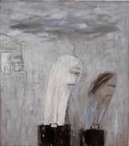 Mr & Mrs Basic go home by Alice Leach, Painting, Oil on Linen