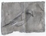 Songbird  IV by Alice Leach, Painting, Mixed Media on paper