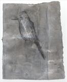 Songbird  IX by Alice Leach, Painting, Mixed Media on paper