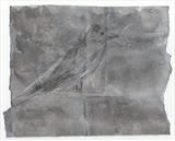 Songbird  V by Alice Leach, Painting, Mixed Media on paper