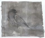 Songbird  VIII by Alice Leach, Painting, Mixed Media on paper