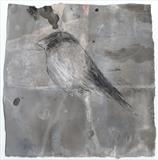 Songbird  X by Alice Leach, Painting, Mixed Media on paper