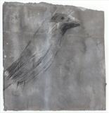 Songbird  XIX by Alice Leach, Painting, Mixed Media on paper