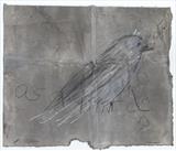 Songbird  XVIII by Alice Leach, Painting, Mixed Media on paper