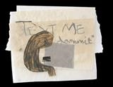 Text me dammit by Alice Leach, Painting, Collage