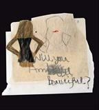 Will you... Am I still beautiful? by Alice Leach, Painting, Collage