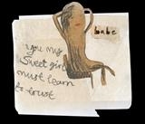 You my sweet girl must learn to trust by Alice Leach, Painting, Collage