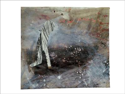 Are you listening by Alice Leach, Painting, Mixed Media on paper