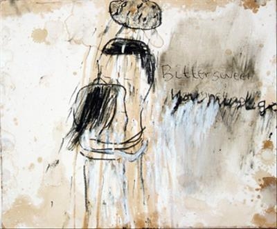 Bittersweet, you must go by Alice Leach, Painting, Oil stick & graphite on gesso on board