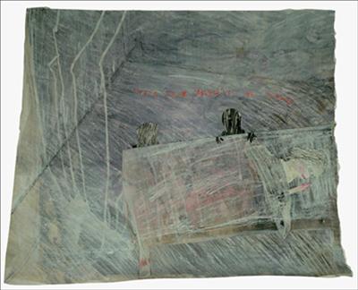 Don't look they'll go away by Alice Leach, Painting, Mixed Media on paper