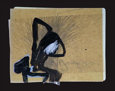 Put shoulder out by Alice Leach, Painting, Mixed Media on paper
