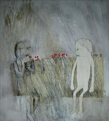 You upset me by Alice Leach, Painting, Oil on canvas